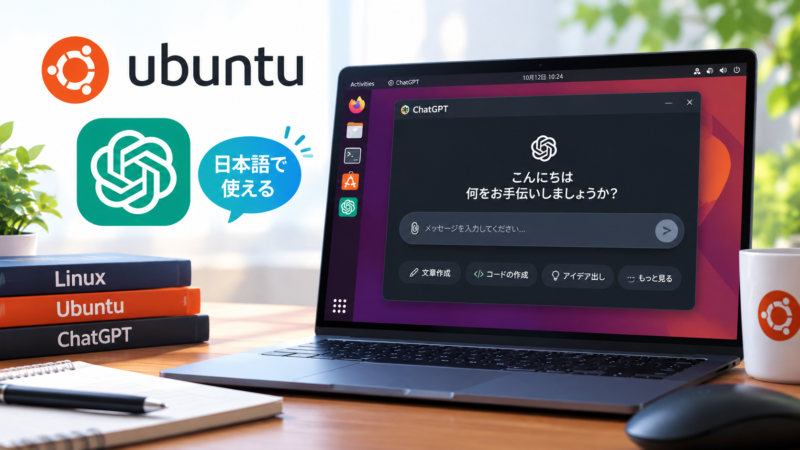UbuntuとChatGPTの快適な日本語